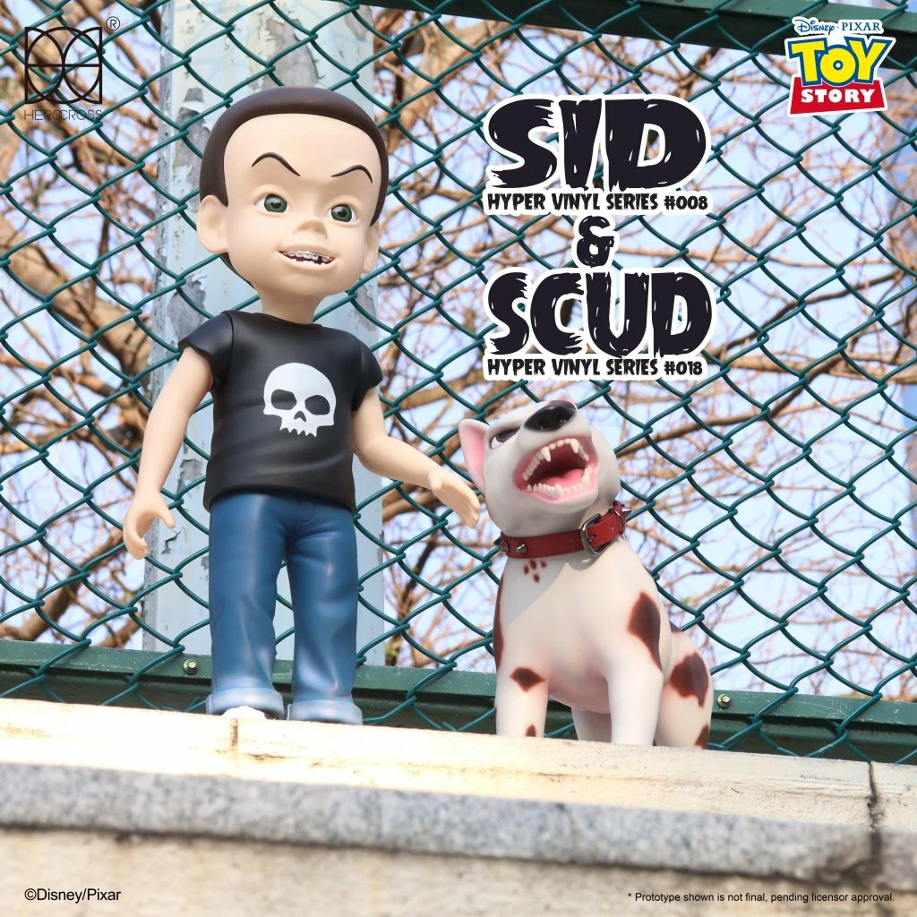 Maybang's Collectibles HEROCROSS Disney Toy Story Nightmare Of Toy Sid Phillips & Scud Dog 24” Vinly Figure Set 1 Maybang's Collectibles HEROCROSS Disney Toy Story Nightmare Of Toy Sid Phillips & Scud Dog 24” Vinly Figure Set