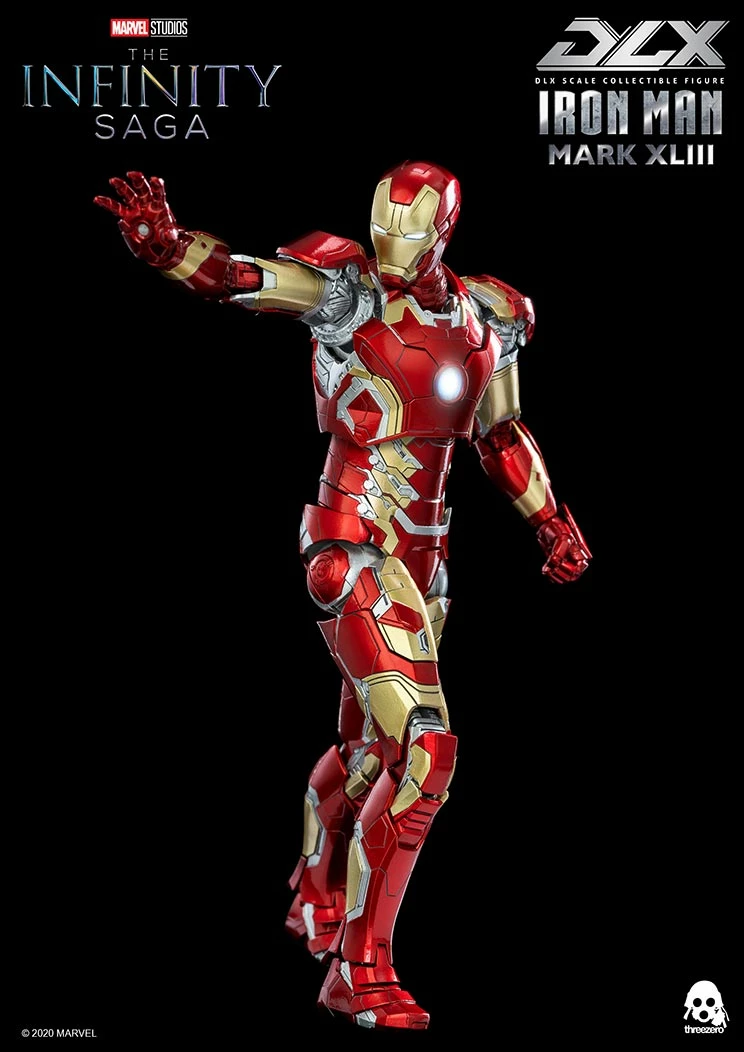 Vendor-unknown Threezero Marvel Avengers Infinity Saga Iron Man Mark 43 DLX 1/12 Scale Die-Cast Action Figure 6 Vendor-unknown Threezero Marvel Avengers Infinity Saga Iron Man Mark 43 DLX 1/12 Scale Die-Cast Action Figure