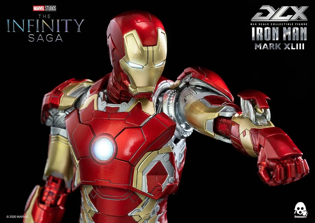 Vendor-unknown Threezero Marvel Avengers Infinity Saga Iron Man Mark 43 DLX 1/12 Scale Die-Cast Action Figure 7 Vendor-unknown Threezero Marvel Avengers Infinity Saga Iron Man Mark 43 DLX 1/12 Scale Die-Cast Action Figure