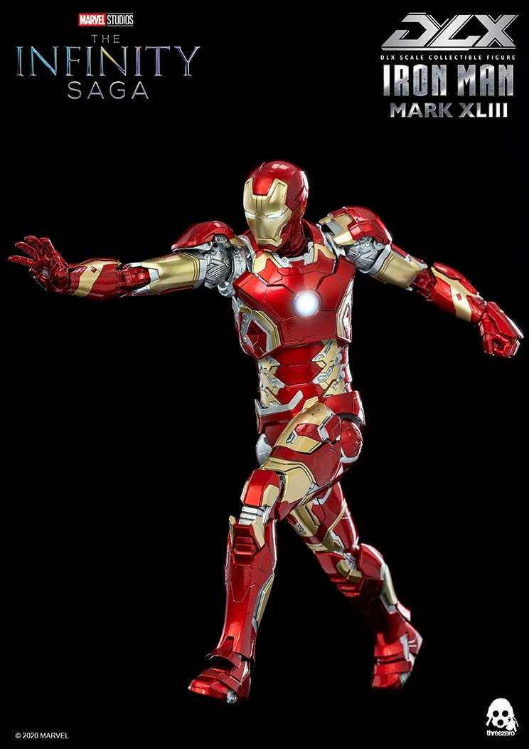 Vendor-unknown Threezero Marvel Avengers Infinity Saga Iron Man Mark 43 DLX 1/12 Scale Die-Cast Action Figure 8 Vendor-unknown Threezero Marvel Avengers Infinity Saga Iron Man Mark 43 DLX 1/12 Scale Die-Cast Action Figure