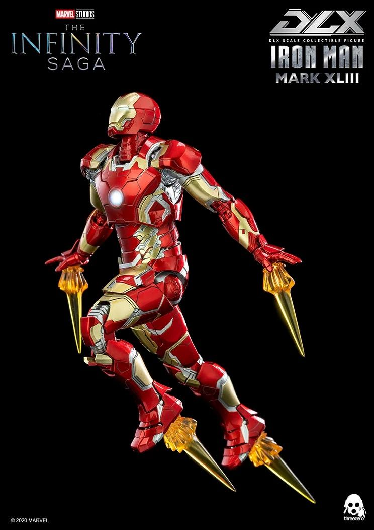 Vendor-unknown Threezero Marvel Avengers Infinity Saga Iron Man Mark 43 DLX 1/12 Scale Die-Cast Action Figure 11 Vendor-unknown Threezero Marvel Avengers Infinity Saga Iron Man Mark 43 DLX 1/12 Scale Die-Cast Action Figure
