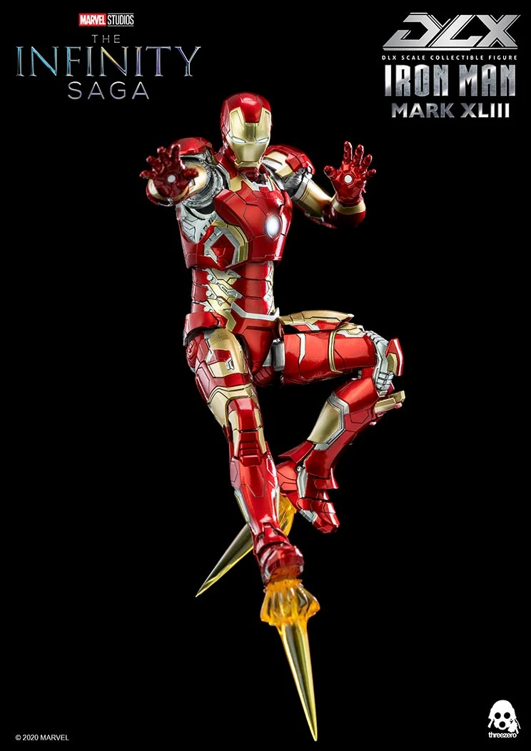 Vendor-unknown Threezero Marvel Avengers Infinity Saga Iron Man Mark 43 DLX 1/12 Scale Die-Cast Action Figure 13 Vendor-unknown Threezero Marvel Avengers Infinity Saga Iron Man Mark 43 DLX 1/12 Scale Die-Cast Action Figure