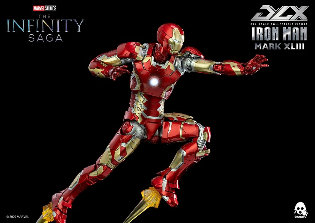 Vendor-unknown Threezero Marvel Avengers Infinity Saga Iron Man Mark 43 DLX 1/12 Scale Die-Cast Action Figure 14 Vendor-unknown Threezero Marvel Avengers Infinity Saga Iron Man Mark 43 DLX 1/12 Scale Die-Cast Action Figure