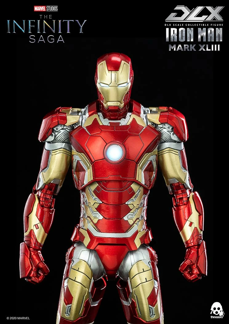 Vendor-unknown Threezero Marvel Avengers Infinity Saga Iron Man Mark 43 DLX 1/12 Scale Die-Cast Action Figure 16 Vendor-unknown Threezero Marvel Avengers Infinity Saga Iron Man Mark 43 DLX 1/12 Scale Die-Cast Action Figure