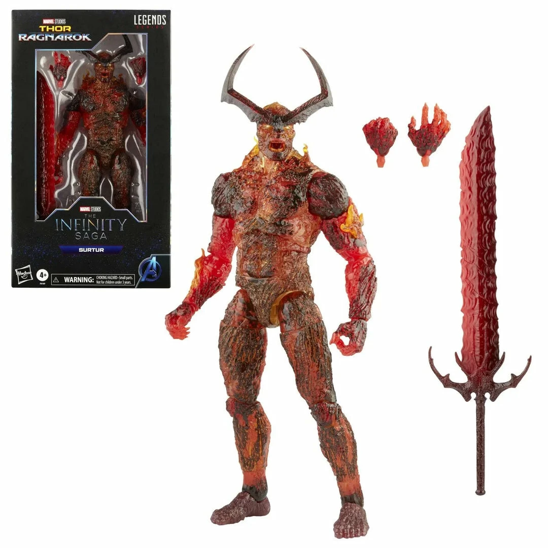 Maybang's Collectibles Hasbro Marvel Legends Infinity Saga Thor Ragnarok Surtur 13 Inch Action Figure 1 Maybang's Collectibles Hasbro Marvel Legends Infinity Saga Thor Ragnarok Surtur 13 Inch Action Figure
