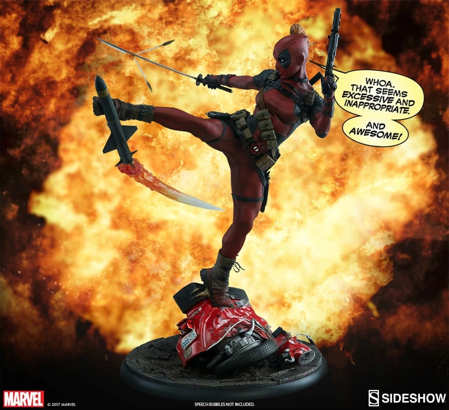Vendor-unknown Sideshow Marvel Comics Lady Deadpool Premium Format Figure Statue 4 Vendor-unknown Sideshow Marvel Comics Lady Deadpool Premium Format Figure Statue