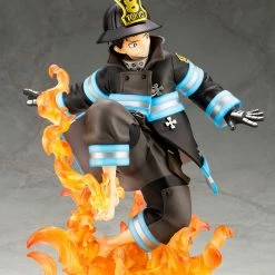 Maybang's Collectibles Kotobukiya Fire Force ArtFX J Shinra Kusakabe Statue With Bonus Part