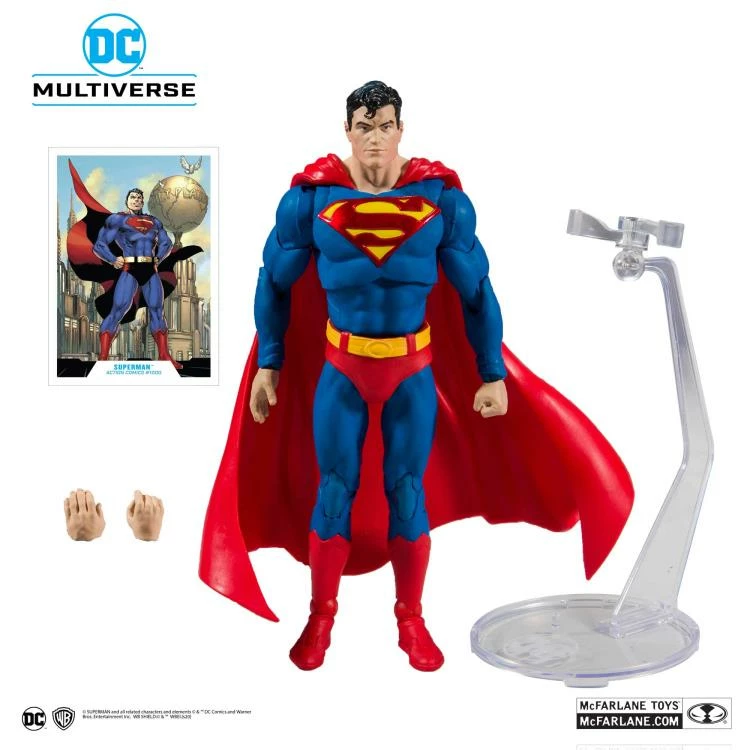 Maybang's Collectibles McFarlane DC Multiverse Wave 1 Superman 7-Inch Action Figure 2 Maybang's Collectibles McFarlane DC Multiverse Wave 1 Superman 7-Inch Action Figure