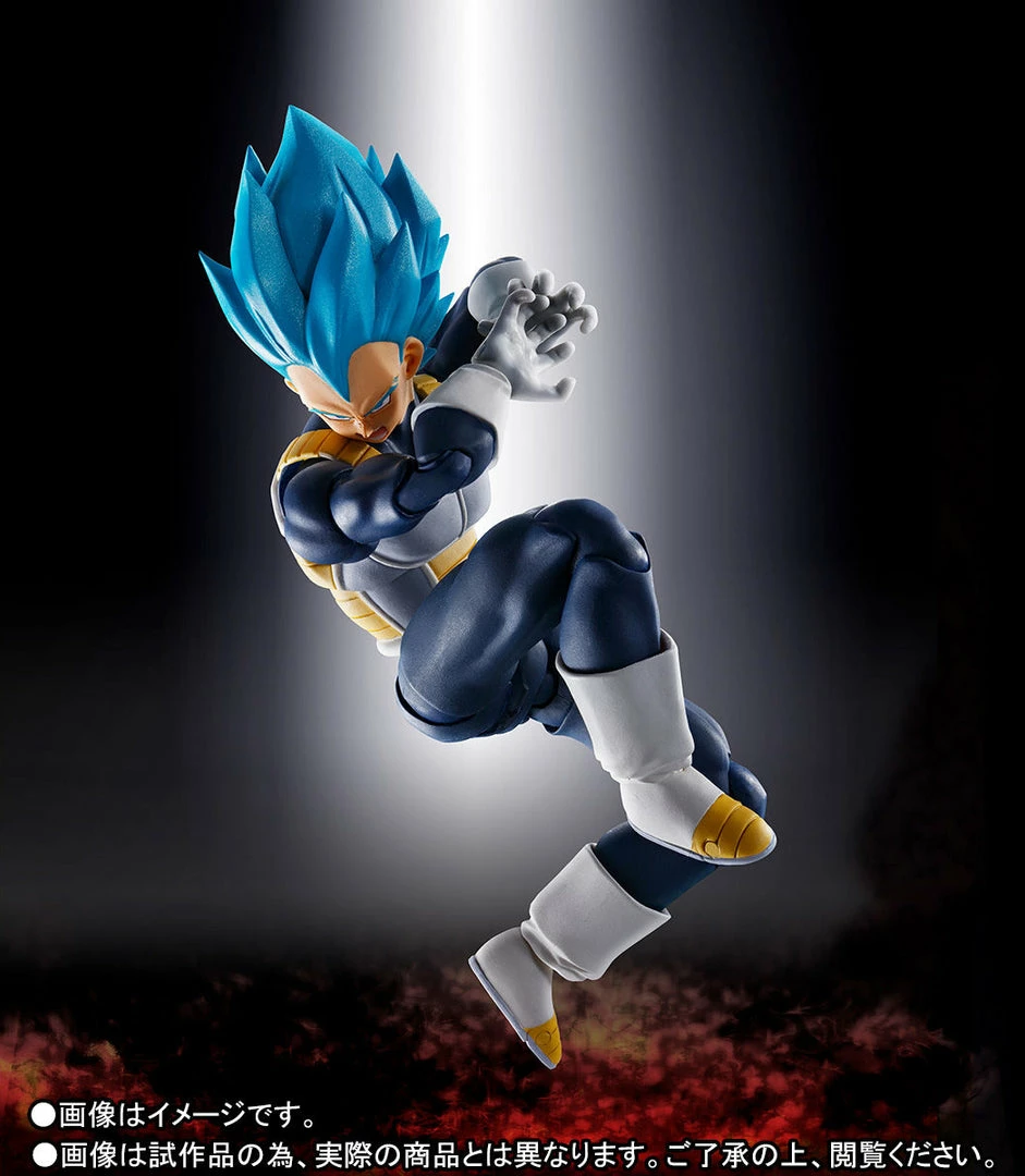 Maybang's Collectibles Bandai Tamashii Nations Dragon Ball Super S.H.Figuarts Super Saiyan God Super Saiyan Vegeta Figure 4 Maybang's Collectibles Bandai Tamashii Nations Dragon Ball Super S.H.Figuarts Super Saiyan God Super Saiyan Vegeta Figure