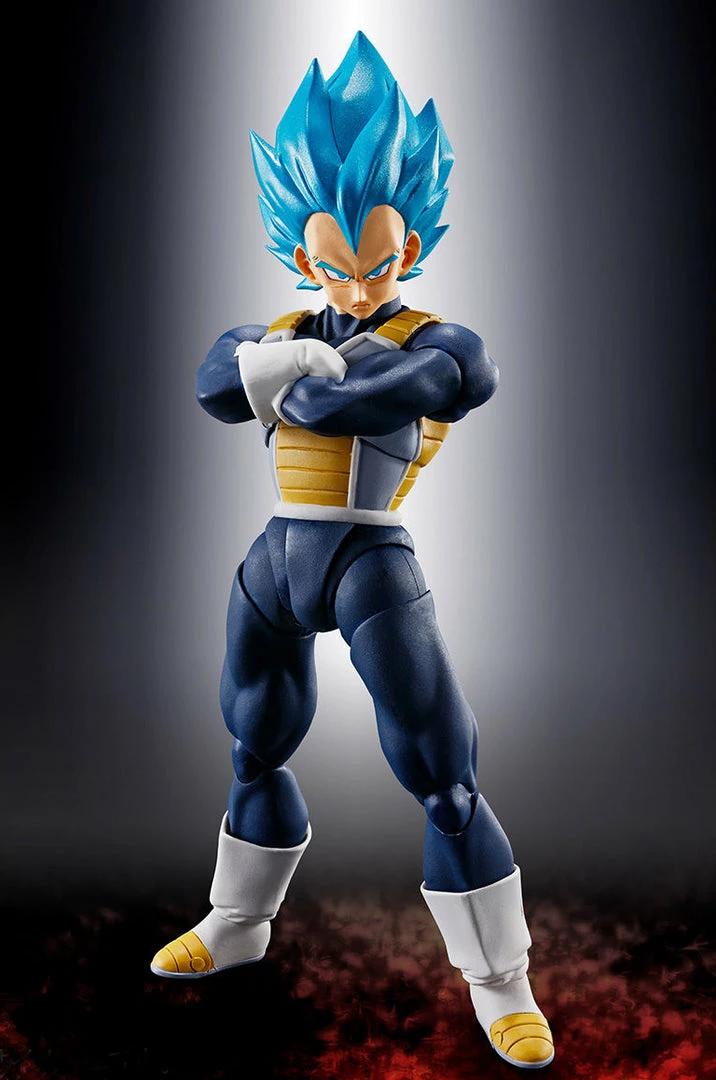 Maybang's Collectibles Bandai Tamashii Nations Dragon Ball Super S.H.Figuarts Super Saiyan God Super Saiyan Vegeta Figure 1 Maybang's Collectibles Bandai Tamashii Nations Dragon Ball Super S.H.Figuarts Super Saiyan God Super Saiyan Vegeta Figure