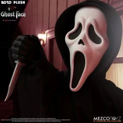 Maybang's Collectibles Mezco Toyz Mezco Designer Series Scream Roto Plush Ghost Face Large Scale 18