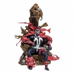 Maybang's Collectibles Mcfarlane Toys Spawn's Universe Deluxe Spawn And Throne 7-Inch Scale Action Figure Set