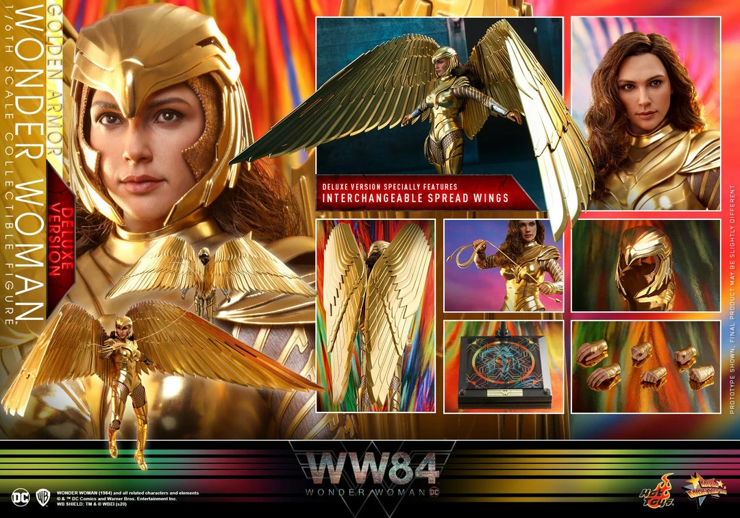Maybang's Collectibles Hot Toys DC Comics Wonder Woman 1984 Golden Armor Wonder Woman (Deluxe Ver.) 1/6 Scale Collectible Figure 18 Maybang's Collectibles Hot Toys DC Comics Wonder Woman 1984 Golden Armor Wonder Woman (Deluxe Ver.) 1/6 Scale Collectible Figure