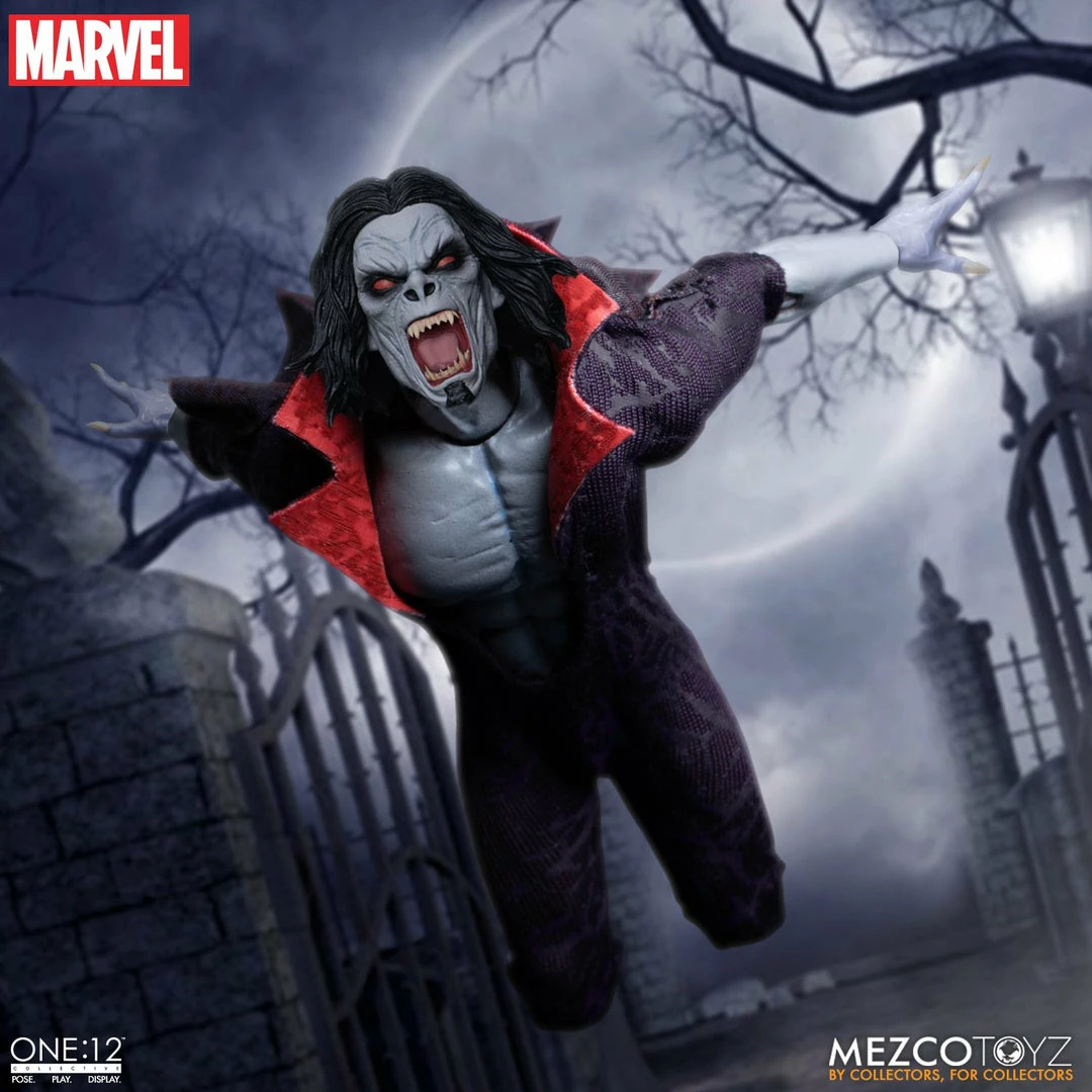 Maybang's Collectibles Mezco Toyz One:12 Collective Marvel Comic Morbius 1/12 Scale Action Figure 16 Maybang's Collectibles Mezco Toyz One:12 Collective Marvel Comic Morbius 1/12 Scale Action Figure