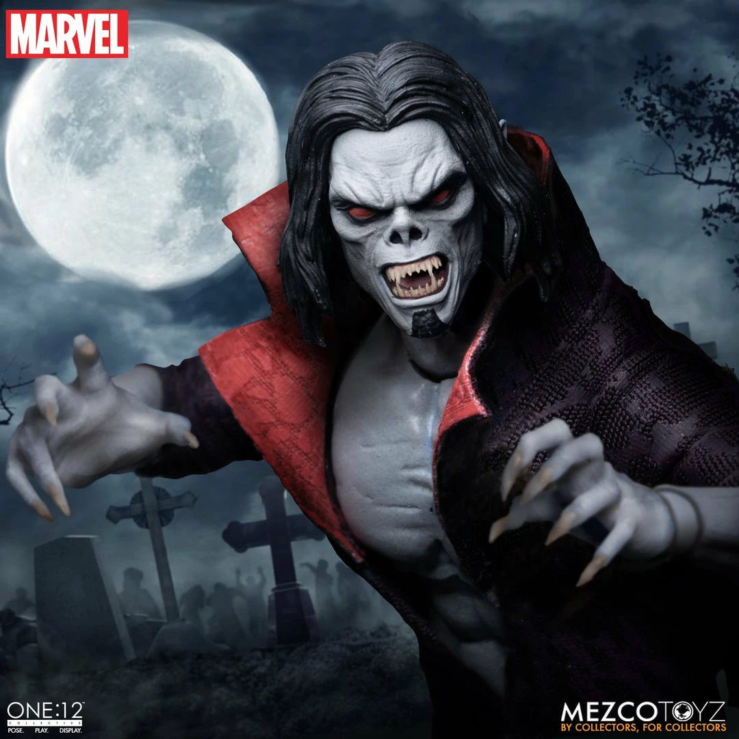 Maybang's Collectibles Mezco Toyz One:12 Collective Marvel Comic Morbius 1/12 Scale Action Figure 1 Maybang's Collectibles Mezco Toyz One:12 Collective Marvel Comic Morbius 1/12 Scale Action Figure