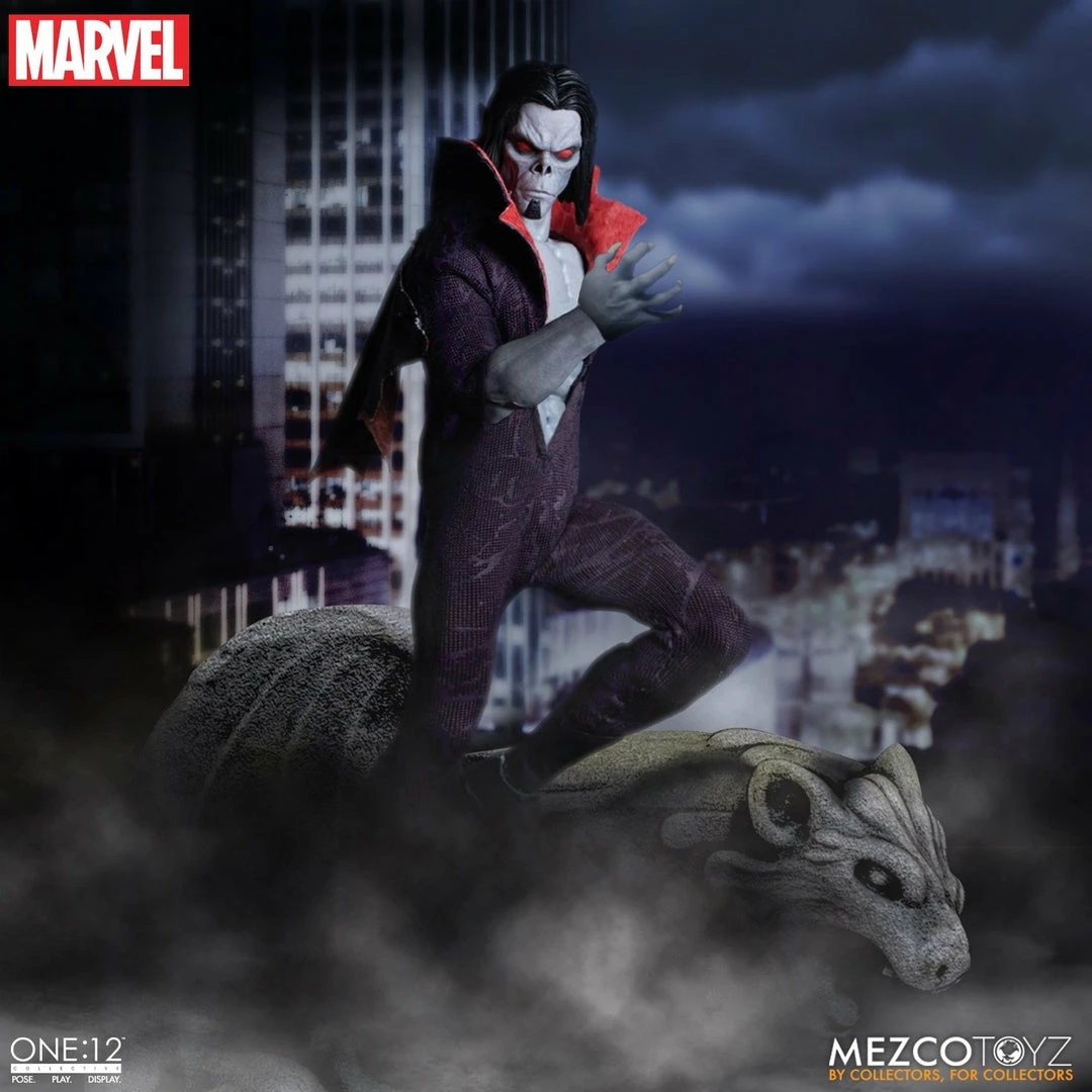 Maybang's Collectibles Mezco Toyz One:12 Collective Marvel Comic Morbius 1/12 Scale Action Figure 2 Maybang's Collectibles Mezco Toyz One:12 Collective Marvel Comic Morbius 1/12 Scale Action Figure