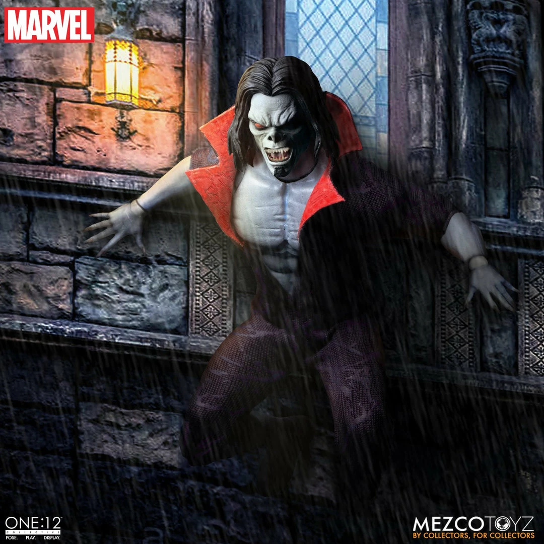 Maybang's Collectibles Mezco Toyz One:12 Collective Marvel Comic Morbius 1/12 Scale Action Figure 3 Maybang's Collectibles Mezco Toyz One:12 Collective Marvel Comic Morbius 1/12 Scale Action Figure