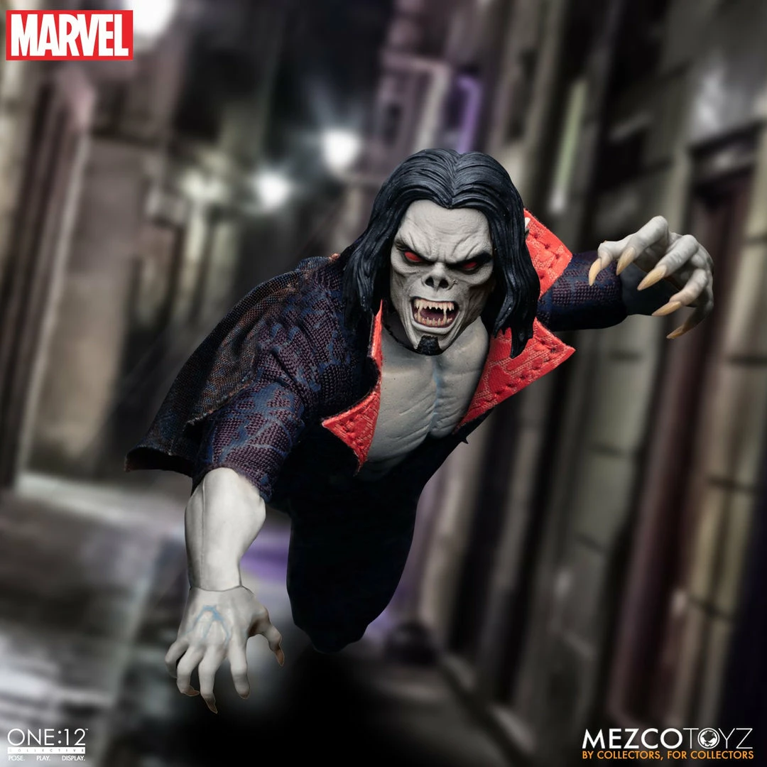 Maybang's Collectibles Mezco Toyz One:12 Collective Marvel Comic Morbius 1/12 Scale Action Figure 4 Maybang's Collectibles Mezco Toyz One:12 Collective Marvel Comic Morbius 1/12 Scale Action Figure