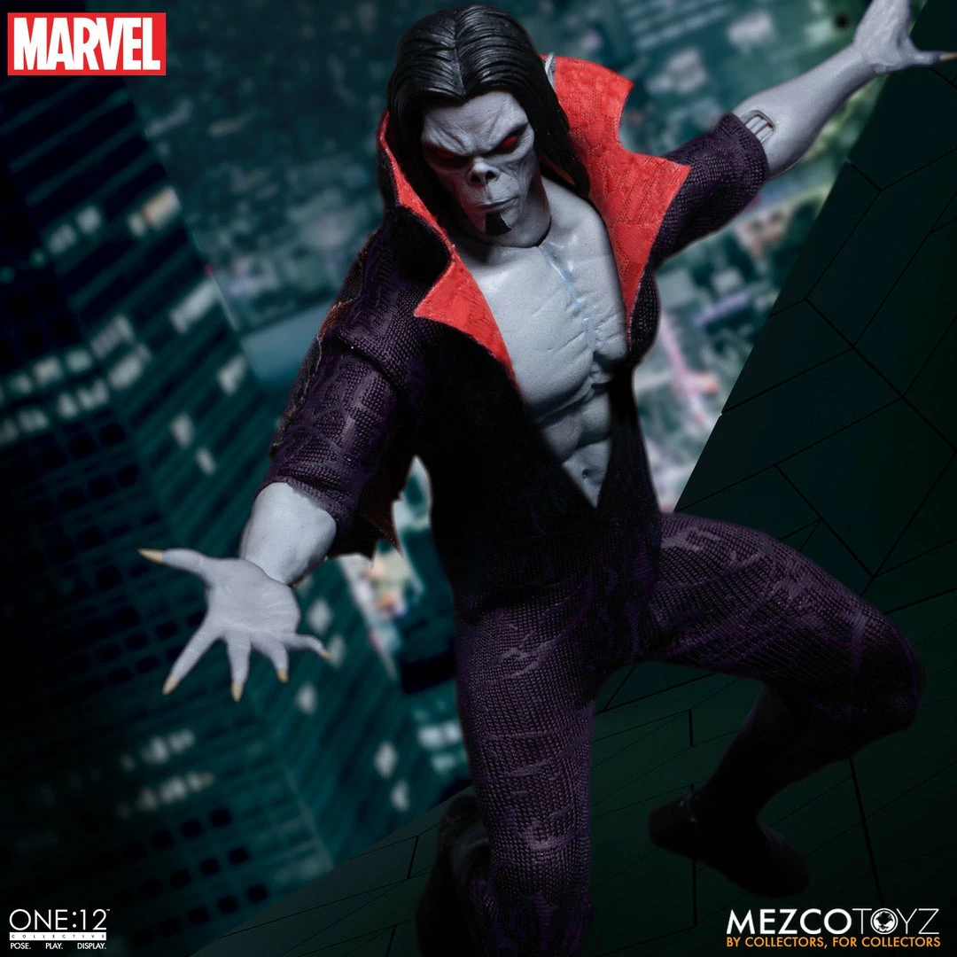 Maybang's Collectibles Mezco Toyz One:12 Collective Marvel Comic Morbius 1/12 Scale Action Figure 5 Maybang's Collectibles Mezco Toyz One:12 Collective Marvel Comic Morbius 1/12 Scale Action Figure