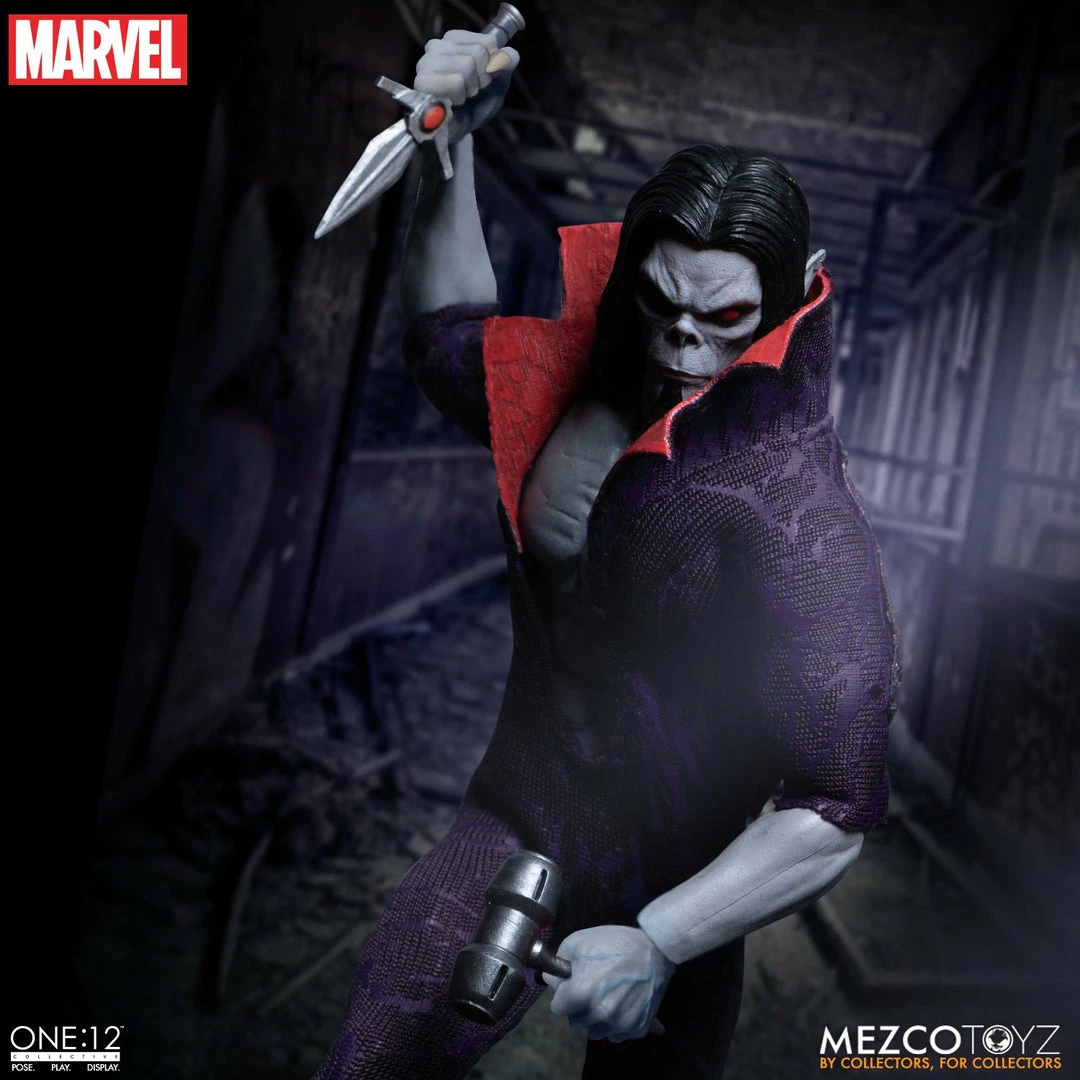 Maybang's Collectibles Mezco Toyz One:12 Collective Marvel Comic Morbius 1/12 Scale Action Figure 9 Maybang's Collectibles Mezco Toyz One:12 Collective Marvel Comic Morbius 1/12 Scale Action Figure