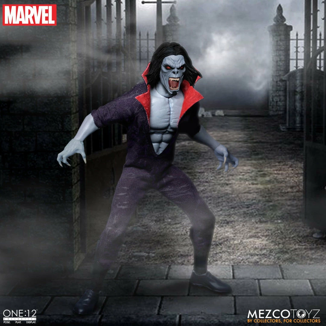 Maybang's Collectibles Mezco Toyz One:12 Collective Marvel Comic Morbius 1/12 Scale Action Figure 10 Maybang's Collectibles Mezco Toyz One:12 Collective Marvel Comic Morbius 1/12 Scale Action Figure