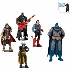 Maybang's Collectibles DC Collectibles McFarlane DC Build-A Wave 4 Dark Nights Death Metal Action Figure Set Batman, Superman, Wonder Woman & King Robin (Darkfather BAF)