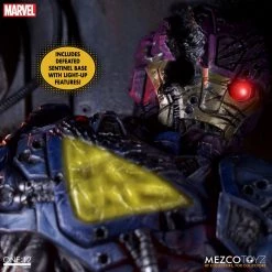Maybang's Collectibles Mezco Toyz Marvel Comics One:12 Collective Wolverine Deluxe Steel Box Edition With Defeated Sentinel Base