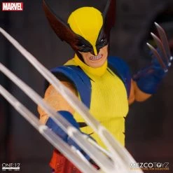 Maybang's Collectibles Mezco Toyz Marvel Comics One:12 Collective Wolverine Deluxe Steel Box Edition With Defeated Sentinel Base