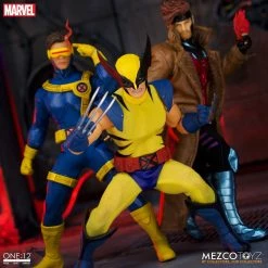 Maybang's Collectibles Mezco Toyz Marvel Comics One:12 Collective Wolverine Deluxe Steel Box Edition With Defeated Sentinel Base