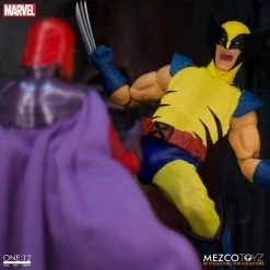 Maybang's Collectibles Mezco Toyz Marvel Comics One:12 Collective Wolverine Deluxe Steel Box Edition With Defeated Sentinel Base