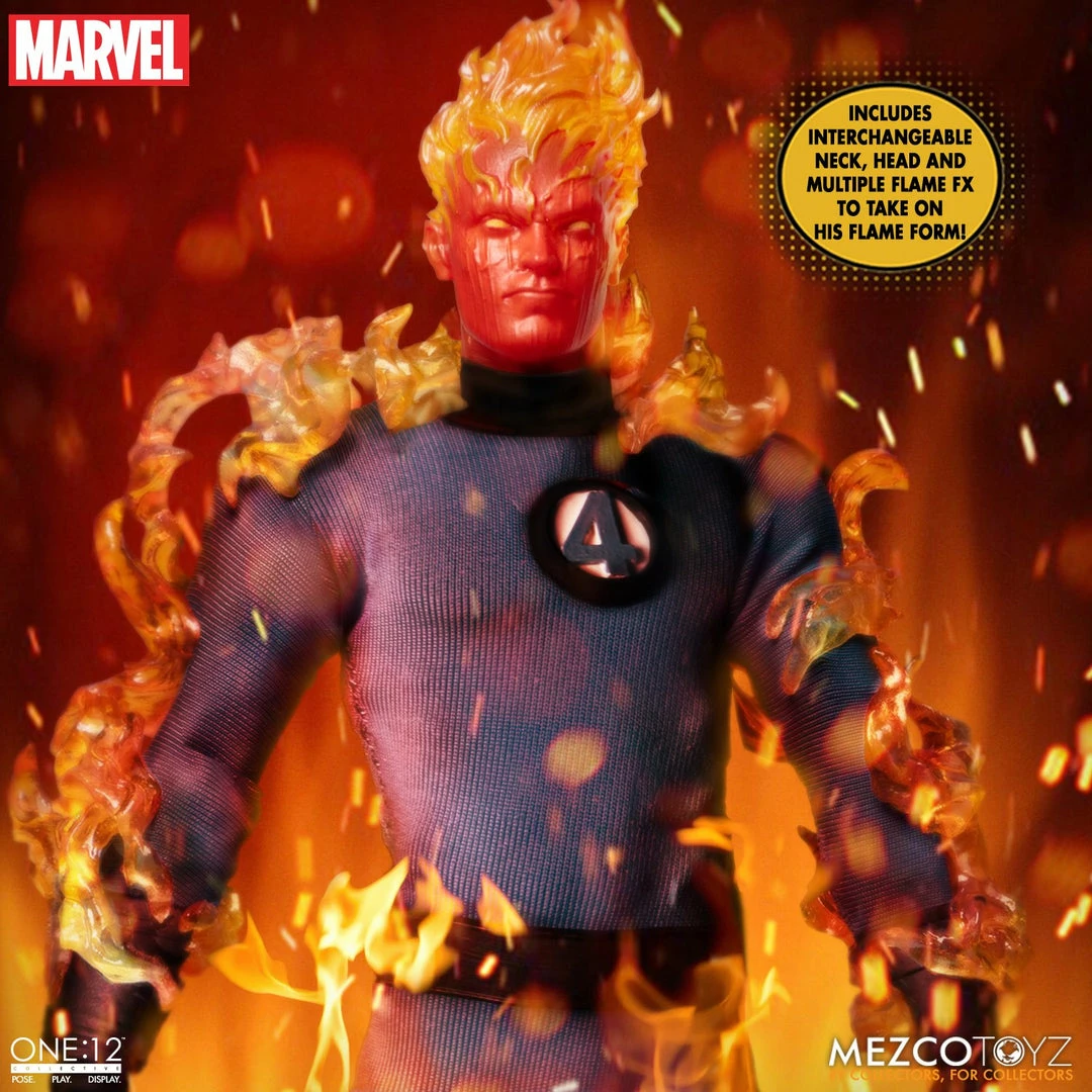 Maybang's Collectibles Mezco Toyz One:12 Collective Marvel Comics Fantastic Four Deluxe Steel Boxed Set 1/12 Scale Action Figure Set 3 Maybang's Collectibles Mezco Toyz One:12 Collective Marvel Comics Fantastic Four Deluxe Steel Boxed Set 1/12 Scale Action Figure Set