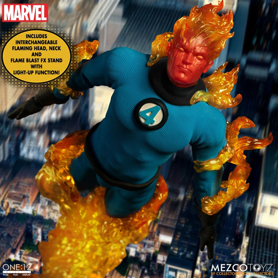 Maybang's Collectibles Mezco Toyz One:12 Collective Marvel Comics Fantastic Four Deluxe Steel Boxed Set 1/12 Scale Action Figure Set 15 Maybang's Collectibles Mezco Toyz One:12 Collective Marvel Comics Fantastic Four Deluxe Steel Boxed Set 1/12 Scale Action Figure Set