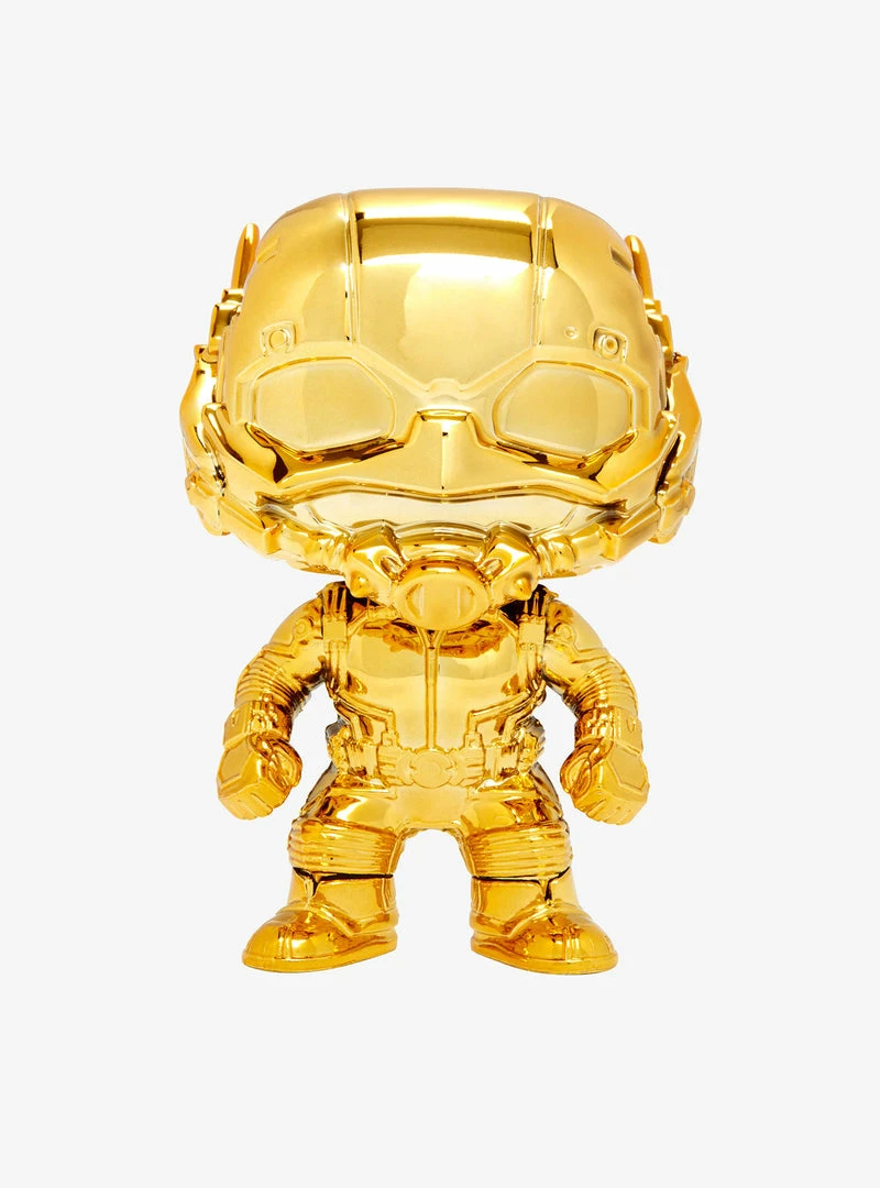 Maybang's Collectibles Funko Pop Marvel Studios 10th Anniversary Ant-Man (Gold Chrome) Figure 1 Maybang's Collectibles Funko Pop Marvel Studios 10th Anniversary Ant-Man (Gold Chrome) Figure