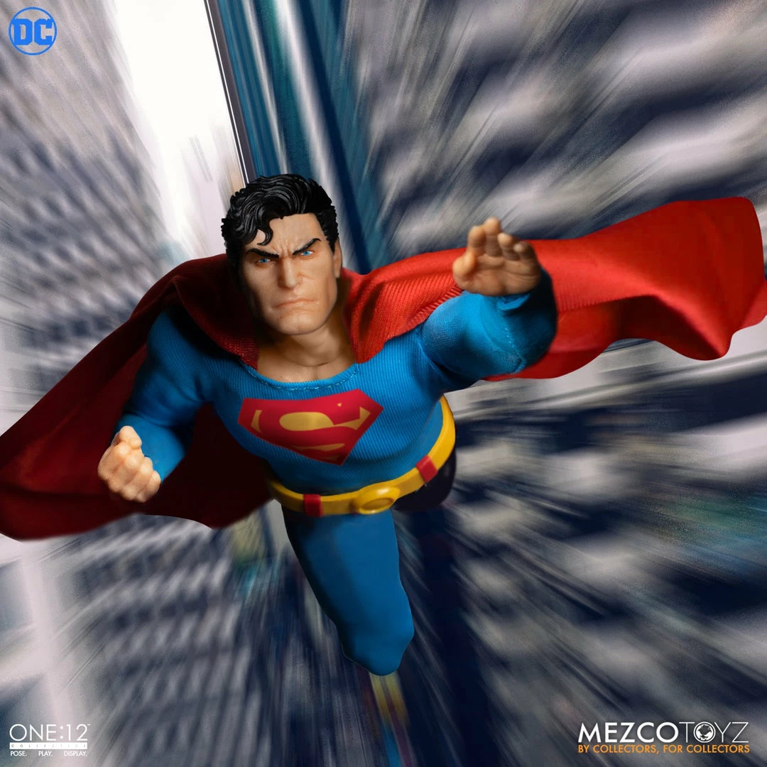 Maybang's Collectibles Mezco Toyz DC Comics One12 Collective Superman Man Of Steel Edition 1/12 Scale Collectible Figure 1 Maybang's Collectibles Mezco Toyz DC Comics One12 Collective Superman Man Of Steel Edition 1/12 Scale Collectible Figure