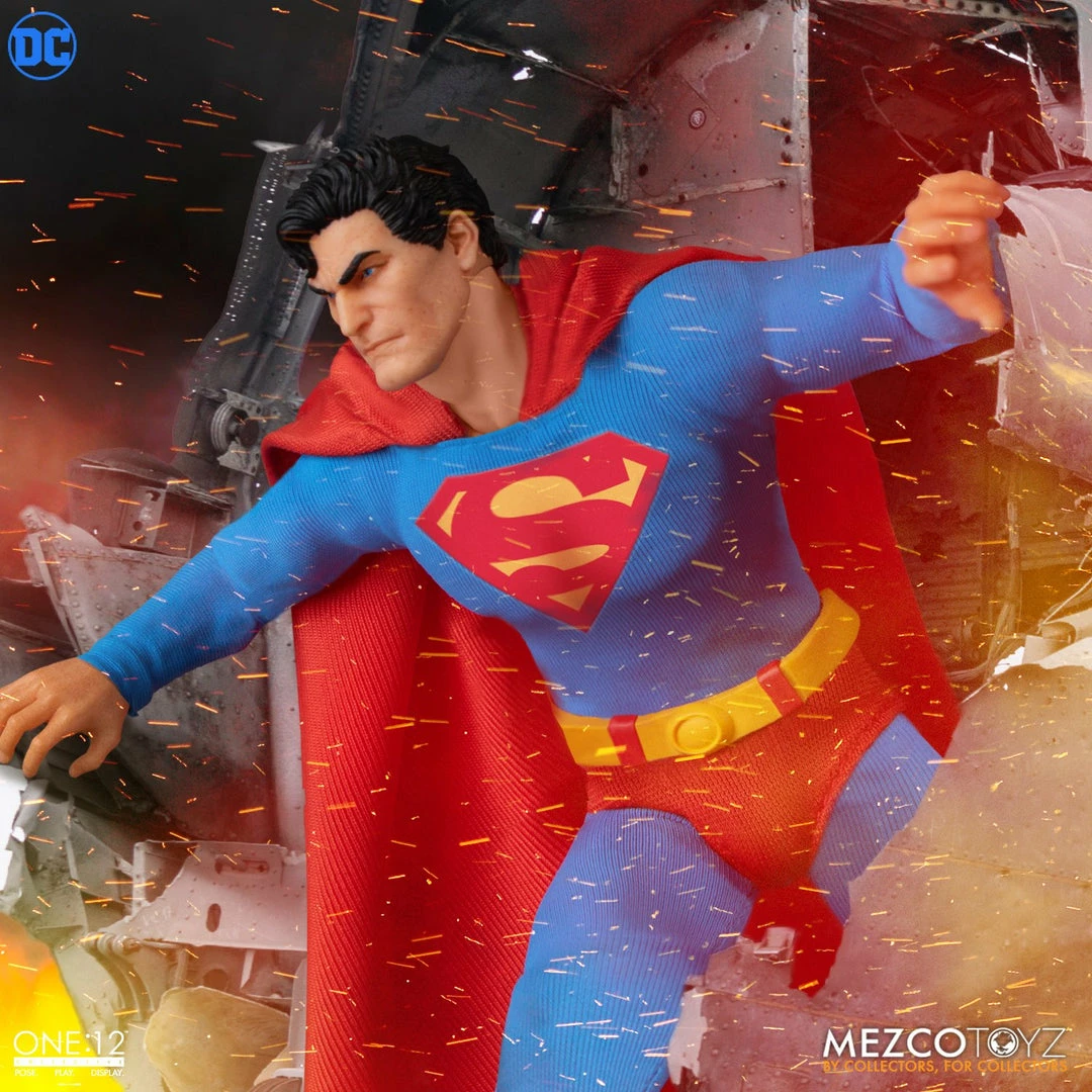 Maybang's Collectibles Mezco Toyz DC Comics One12 Collective Superman Man Of Steel Edition 1/12 Scale Collectible Figure 16 Maybang's Collectibles Mezco Toyz DC Comics One12 Collective Superman Man Of Steel Edition 1/12 Scale Collectible Figure