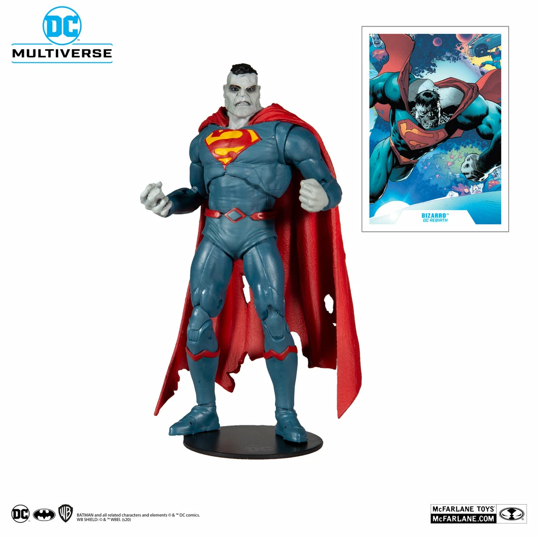 Maybang's Collectibles McFarlane Toys DC Multiverse DC Rebirth Superman Bizarro 7-Inch Action Figure 1 Maybang's Collectibles McFarlane Toys DC Multiverse DC Rebirth Superman Bizarro 7-Inch Action Figure