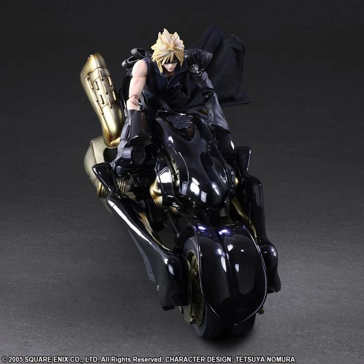 Maybang's Collectibles Square Enix Final Fantasy VII Advent Children Play Arts Kai Cloud Strife & Fenrir Bike Action Figure Set 4 Maybang's Collectibles Square Enix Final Fantasy VII Advent Children Play Arts Kai Cloud Strife & Fenrir Bike Action Figure Set