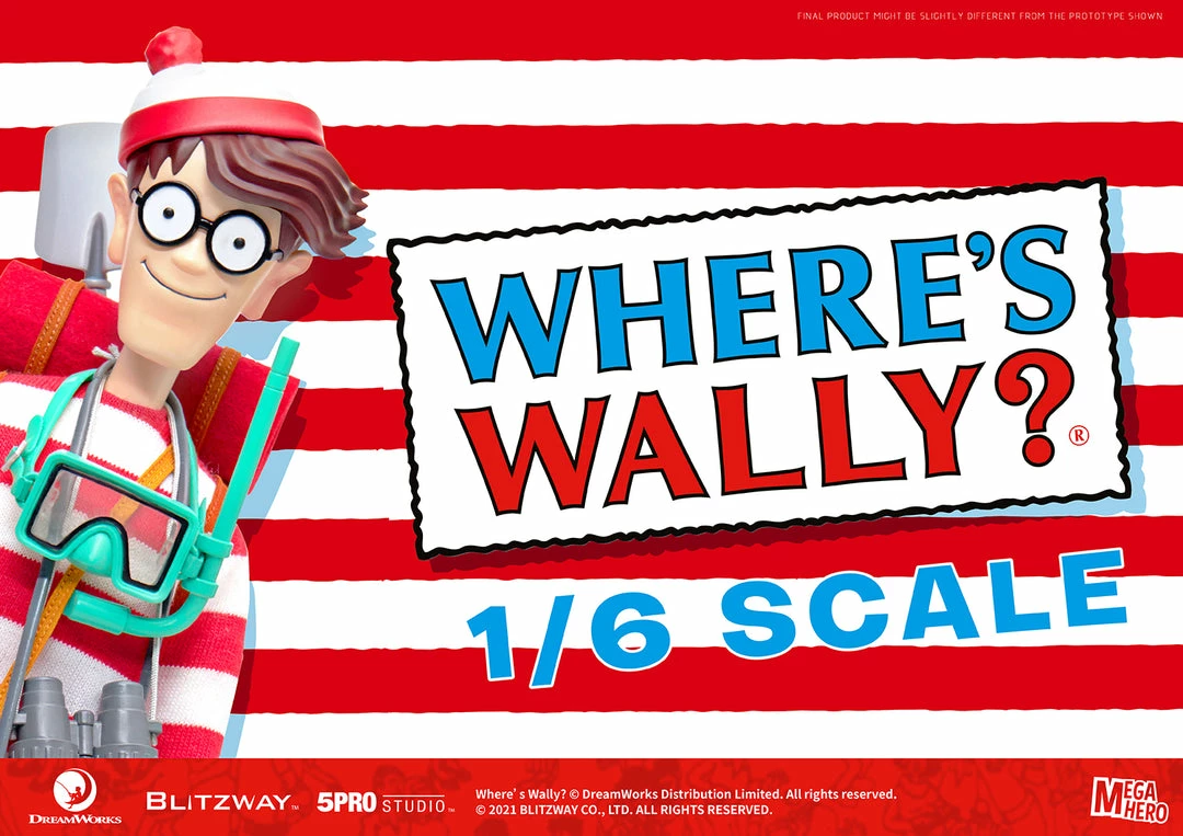 Maybang's Collectibles Blitzway Where's Waldo MEGAHERO Waldo 1/6 Scale Collectible Figure Others 2 Maybang's Collectibles Blitzway Where's Waldo MEGAHERO Waldo 1/6 Scale Collectible Figure Others