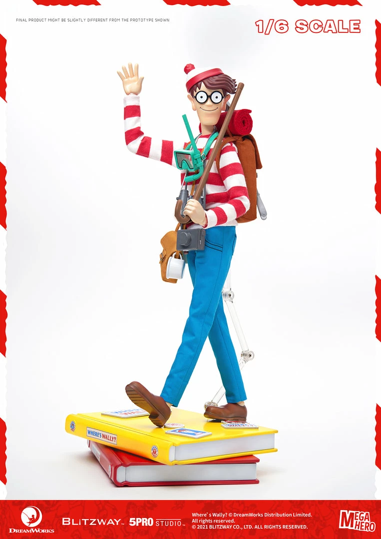 Maybang's Collectibles Blitzway Where's Waldo MEGAHERO Waldo 1/6 Scale Collectible Figure Others 4 Maybang's Collectibles Blitzway Where's Waldo MEGAHERO Waldo 1/6 Scale Collectible Figure Others