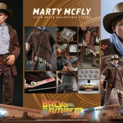 Maybang's Collectibles Hot Toys Back To The Future Part III Marty McFly 1/6 Scale 12