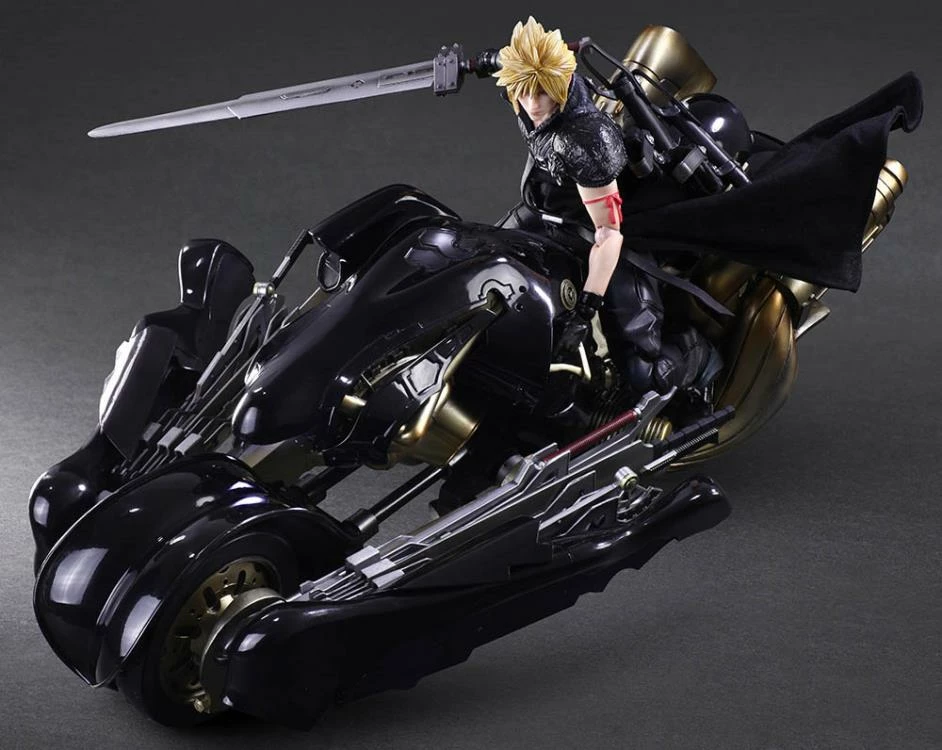 Maybang's Collectibles Square Enix Final Fantasy VII Advent Children Play Arts Kai Cloud Strife & Fenrir Bike Action Figure Set 1 Maybang's Collectibles Square Enix Final Fantasy VII Advent Children Play Arts Kai Cloud Strife & Fenrir Bike Action Figure Set