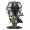 Maybang's Collectibles Funko Pop! Star Wars: The Mandalorian - 10" Mandalorian With The Child Disney