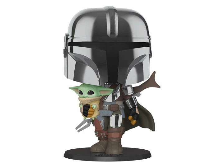 Maybang's Collectibles Funko Pop! Star Wars: The Mandalorian - 10" Mandalorian With The Child Disney 1 Maybang's Collectibles Funko Pop! Star Wars: The Mandalorian - 10" Mandalorian With The Child Disney