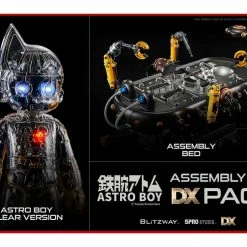 Maybang's Collectibles Blitzway Astro Boy (Clear Ver.) Superb Anime Statue & Assembly Bed DX Pack