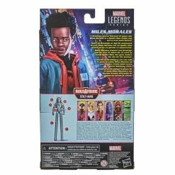 Maybang's Collectibles Hasbro Marvel Legends Spider-Man Into The Spider-Verse Miles Morales (Stilt-Man BAF) 6-Inch Action Figure