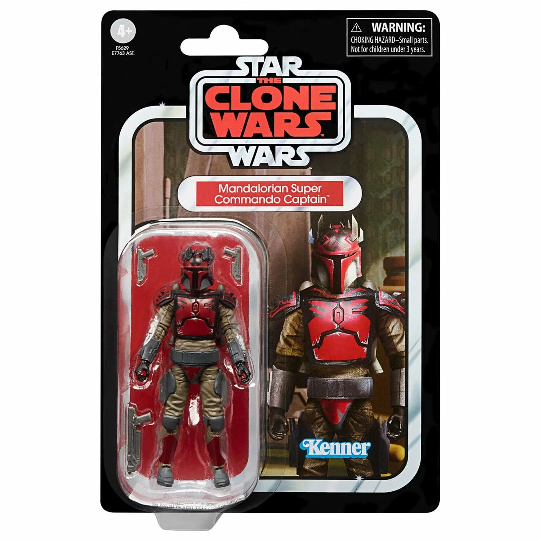 Maybang's Collectibles Hasbro Star Wars The Vintage Collection Mandalorian Super Commando Captain 3 3/4-Inch Action Figure 7 Maybang's Collectibles Hasbro Star Wars The Vintage Collection Mandalorian Super Commando Captain 3 3/4-Inch Action Figure