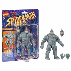 Maybang's Collectibles Hasbro Spider-Man Marvel Legends Retro Collection 20th Anniversary Series Marvel's Rhino Action Figure