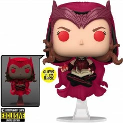 Maybang's Collectibles Funko Pop! Marvel WandaVision Scarlet Witch Glow-in-the-Dark Pop! Vinyl Figure - Entertainment Earth Exclusive