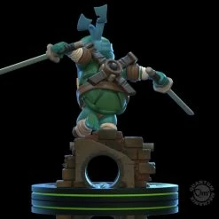 Maybang's Collectibles Quantum Mechanix (QMx) QMx TMNT Teenage Mutant Ninja Turtles Q-Fig Leonardo Figure