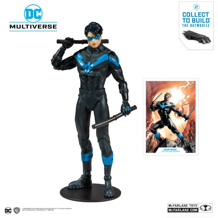 Maybang's Collectibles McFarlane DC Multiverse Set Of 3 Action Figures Dark Nights: Metal, Nightwing & Batgirl (DC Rebirth Build-A-Batmobile) 10 Maybang's Collectibles McFarlane DC Multiverse Set Of 3 Action Figures Dark Nights: Metal, Nightwing & Batgirl (DC Rebirth Build-A-Batmobile)